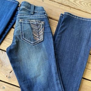 Ariat bootcut 26L HTF feather midrise